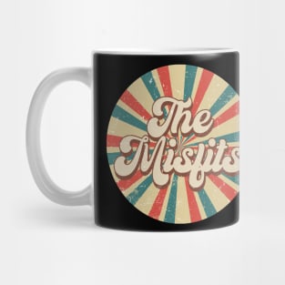 Circle Design Misfits Proud Name Birthday 70s 80s 90s Styles Mug